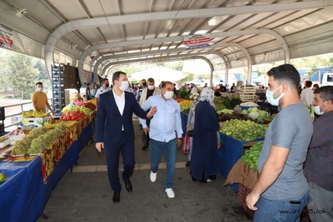 Baydilli'den esnafa ziyaret: Maske ve mesafeye dikkat edelim