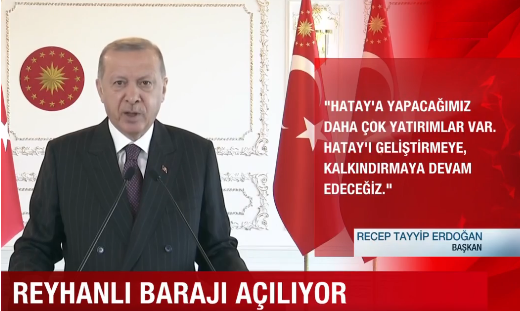 Cumhurbaşkanı Baraj Açılışında Sorulara yanıt verdi