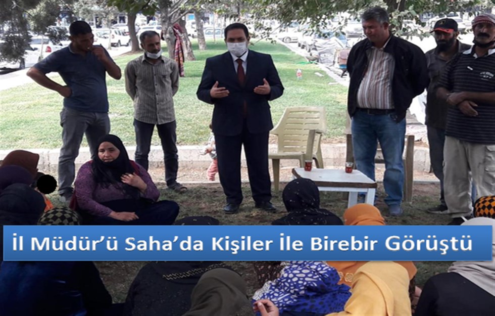 İl Müdürü Taraflarla Görüştü