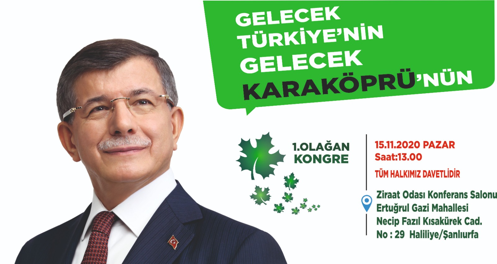 Karaköprü Kongre Tarihi Açıklandı