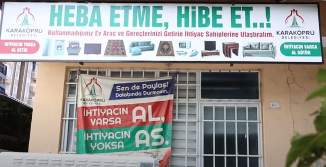 Karaköprü'de Yardımlaşmaya Açıklan Kapı
