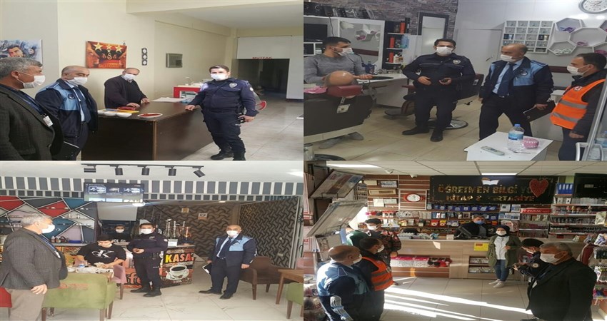 Sokak ve Pazar Yerlerinde Aralıksız Denetim