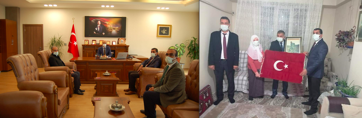 Şehit Gazi - Sen Sendika Heyeti Eyyübiye İlçe Kaymakamına ve Şehit Annesine Ziyaret'de Bulundular !!!