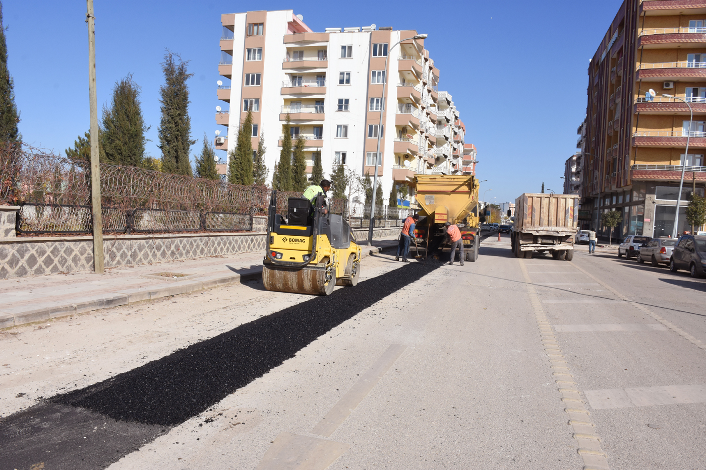 Hilvan'da Doğal Gaz Sonrası Asfalt Çalışması Başladı !!!