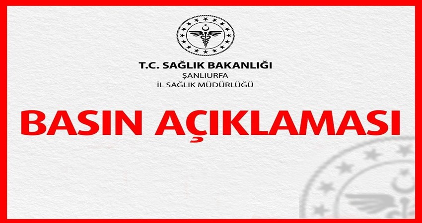 Dünkü Olaydan Dolayı Sağlık İl Müdürülüğünden Açıklama Yapıldı !!!