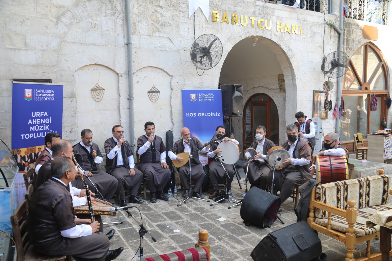 Tarihle Müzik Harmanlandı, Şanlıurfa’nın Hanlarında Yankılandı