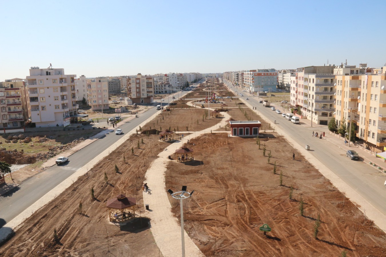 Viranşehir’deki Kent Parkı Yapımında Sona Gelindi