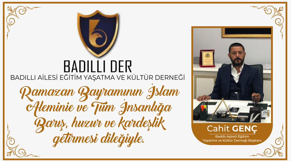 İstanbul Badıllılar Derneği Başkanı'ndan Bayram Mesajı