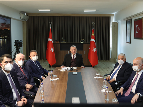 Cumhurbaşkanı Erdoğan, Denizkurdu 2021 Tatbikatına Katıldı (Video)