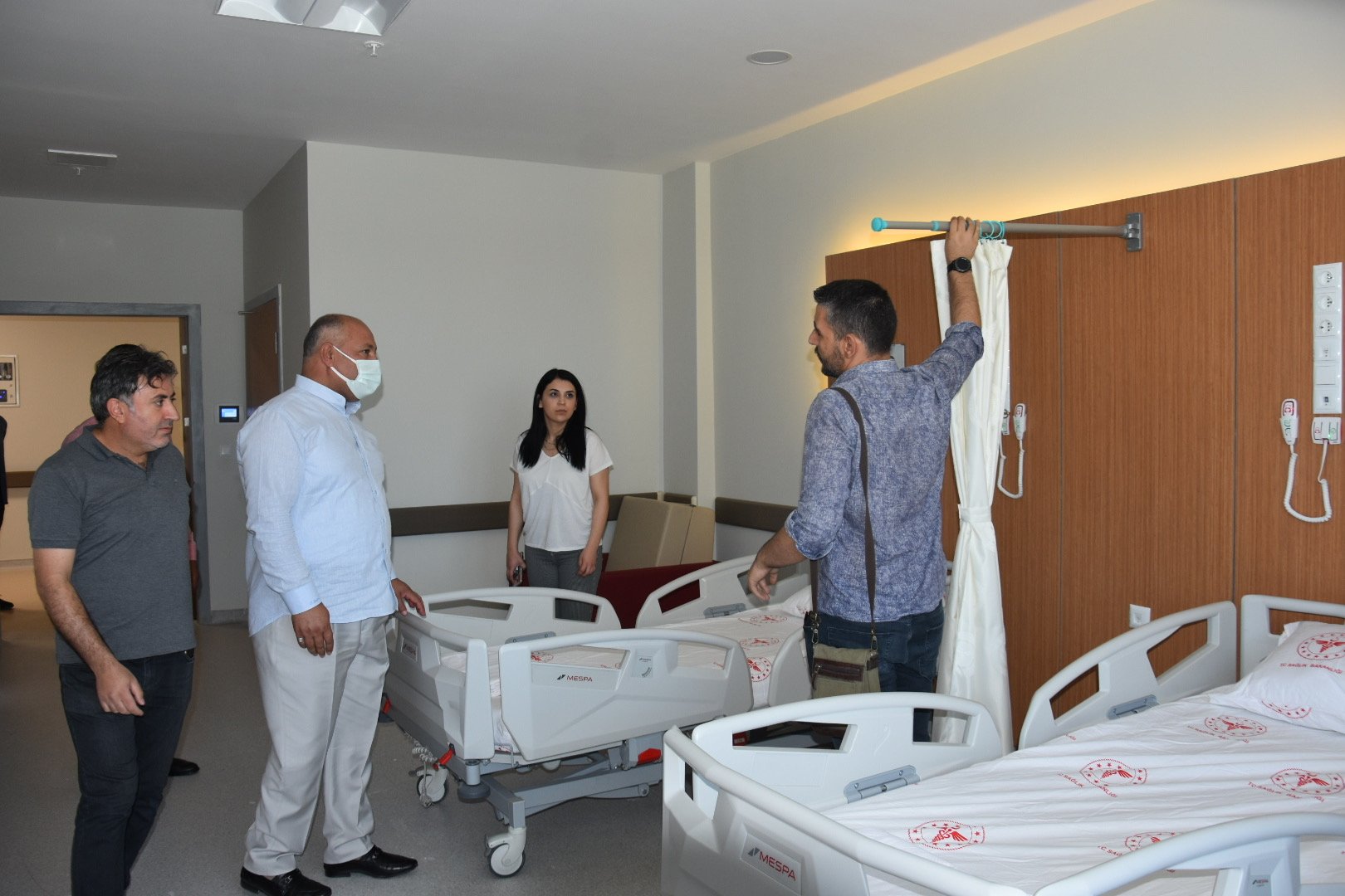 Başkan Soylu 150 Yataklı Ceylanpınar Devlet Hastahanesinin Çalışmalarını Yerinde İnceledi