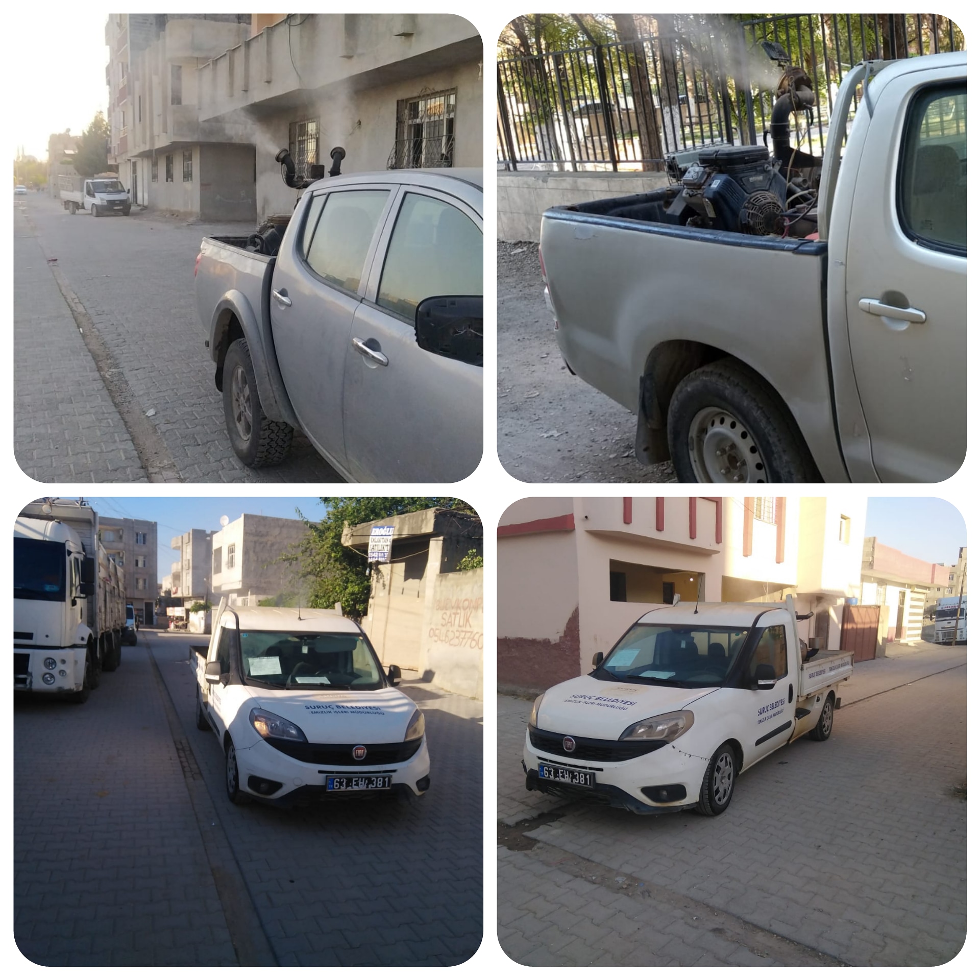 Suruç Belediyesi İlaçlamalarına Devam Ediyor