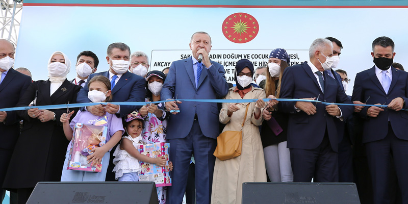 Cumhurbaşkanı Erdoğan, Sakarya’da Kadın Doğum ve Çocuk Hastanesinin Açılışını Yaptı