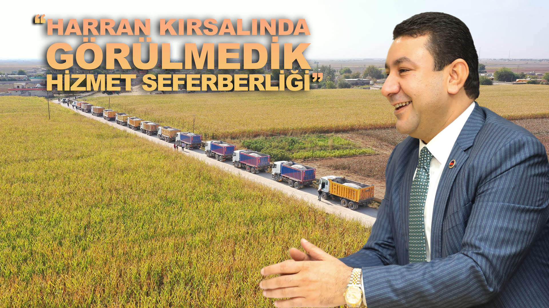 Başkan Özyavuz İle Harran Kırsalında Görülmedi Hizmet Seferberliği (Video)