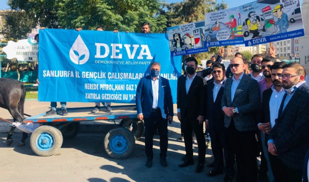 Şanlıurfa Deva Partisinden Akaryakıt Zammına Protesto