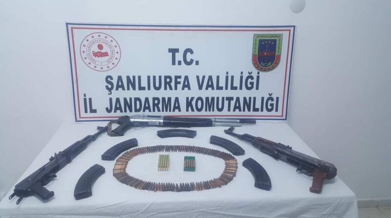 Suruç İlçesinde Çok Sayıda Silah ve Mühimmat Ele Geçildi