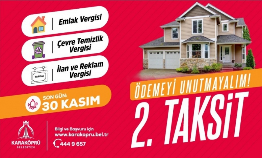 Karaköprü Belediyesinden Borç Uyarısı