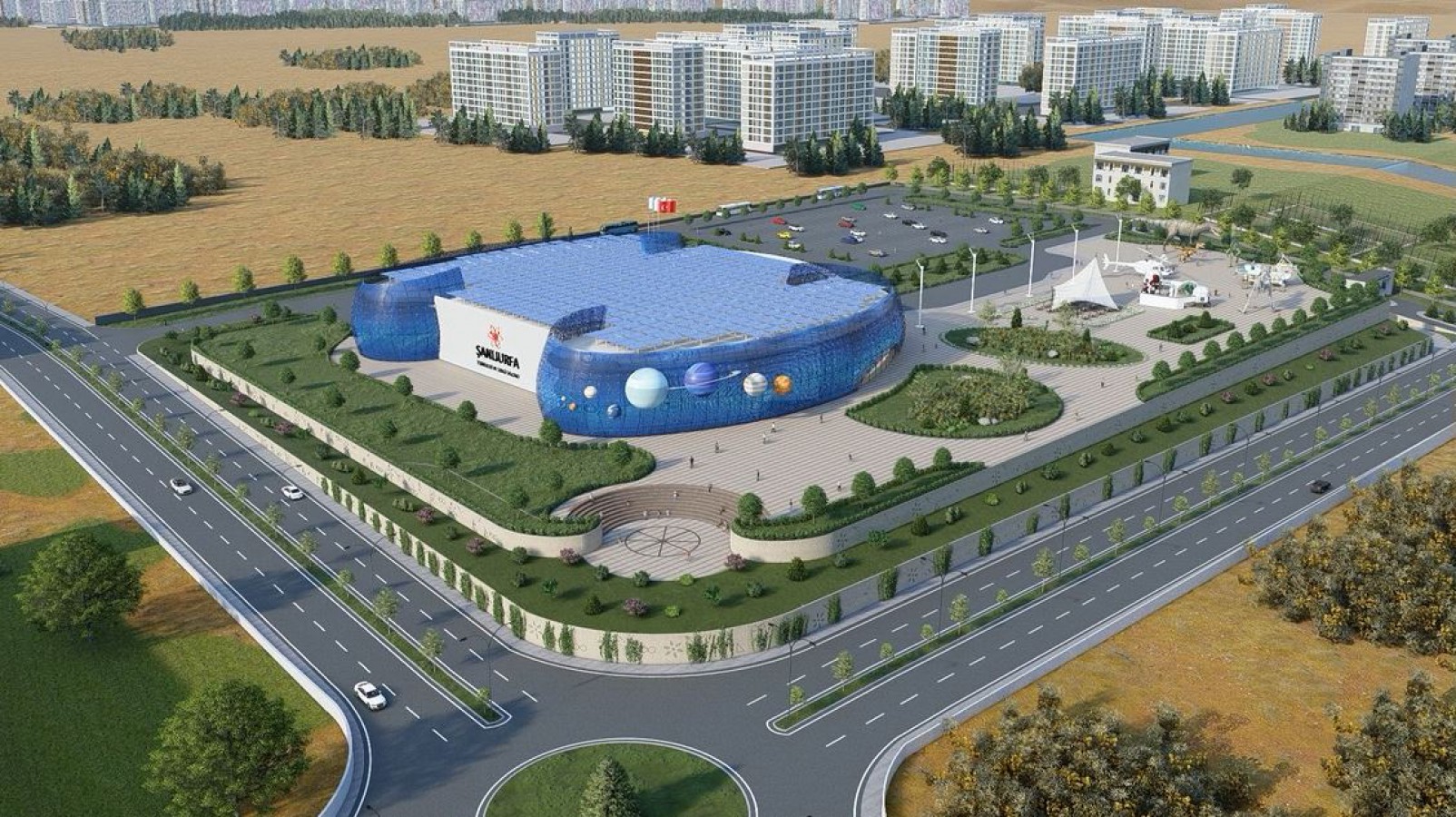 Bilim Merkezi İnşaatı Hızla Yükseliyor
