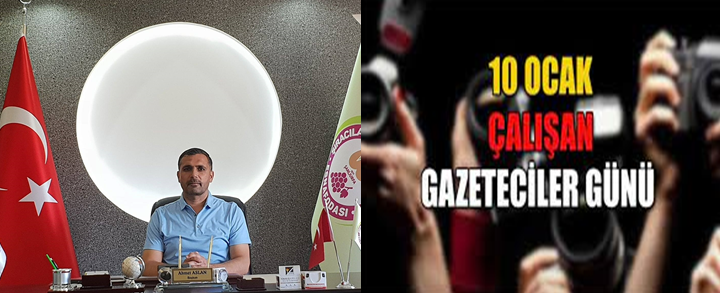 Başkan Aslan'dan 10 Ocak Mesajı