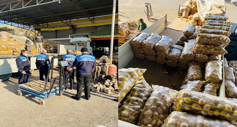 20 Ton Çürük Patatese El Konuldu
