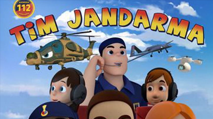 Jandarma Çocuklar İçin Özel Çizgi Film Hazırladı