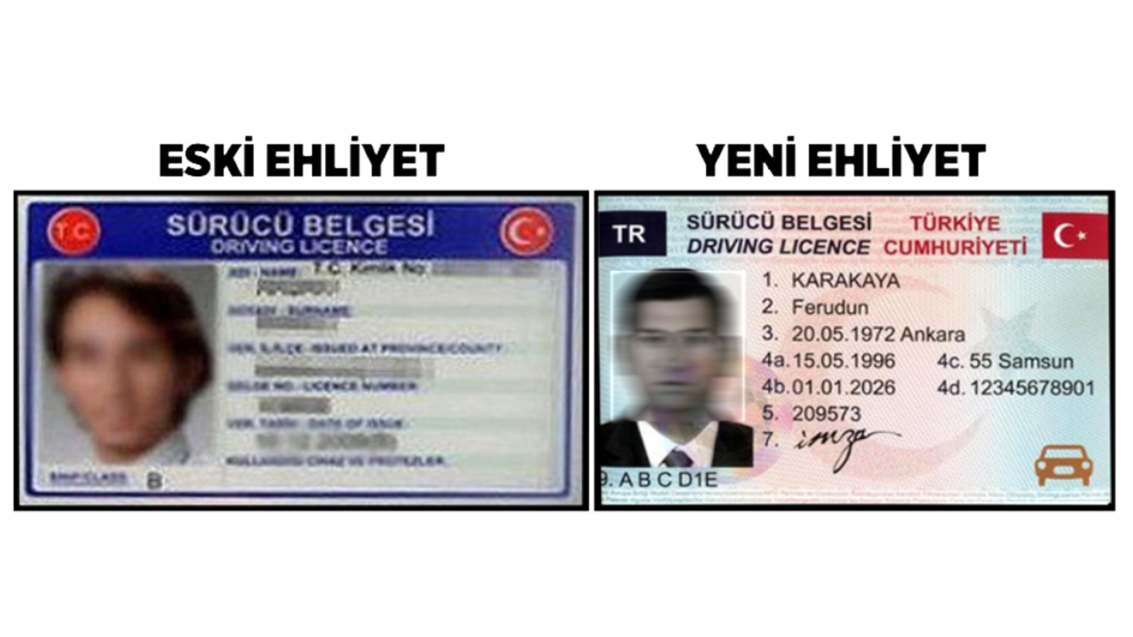 Sürücü belgelerini değiştirmeyenlere ceza geliyor