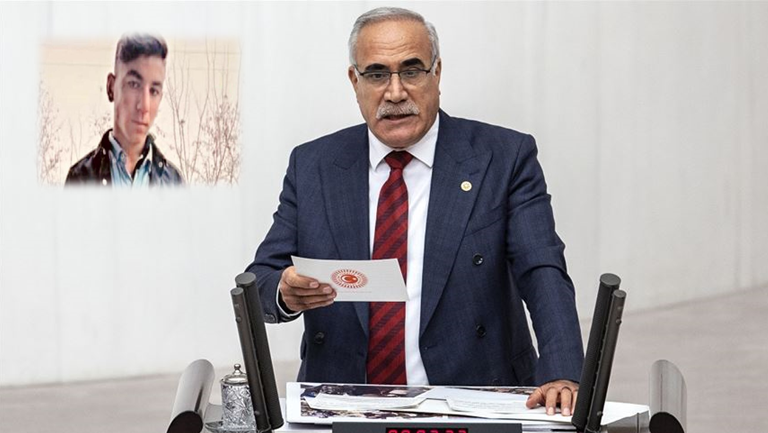 Vekil Aydınlık, Muharrem Aksen'in ölümünü meclise taşıdı