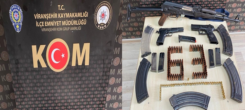 Viranşehir KOM Müdürlüğü tarafından 2 adrese arama düzenledi