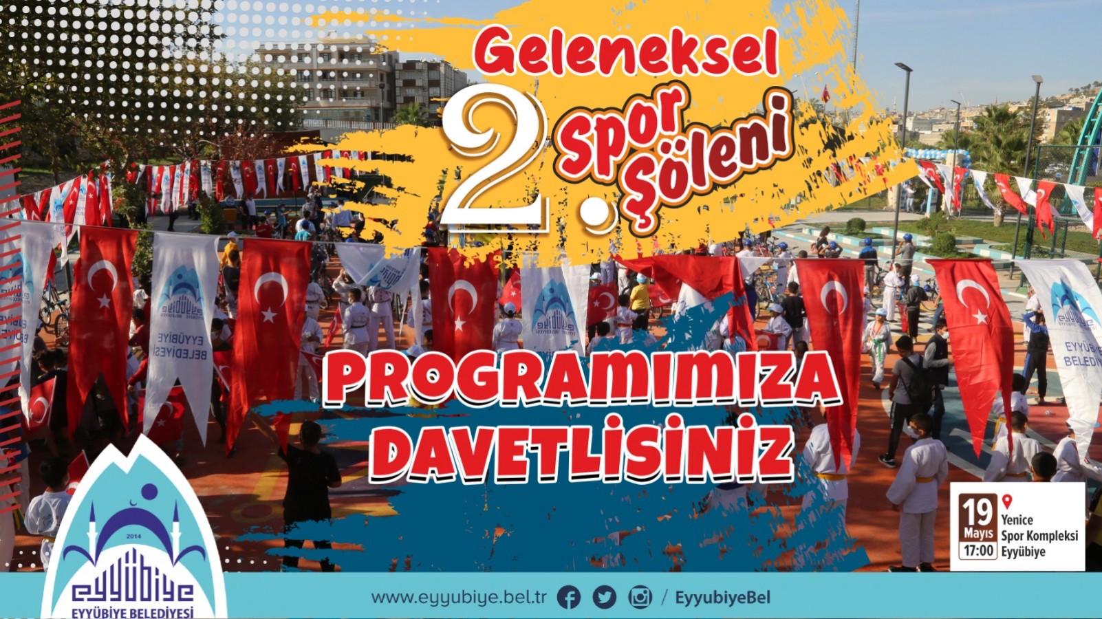 Eyyübiye Belediyesi'nden 19 Mayıs şöleni