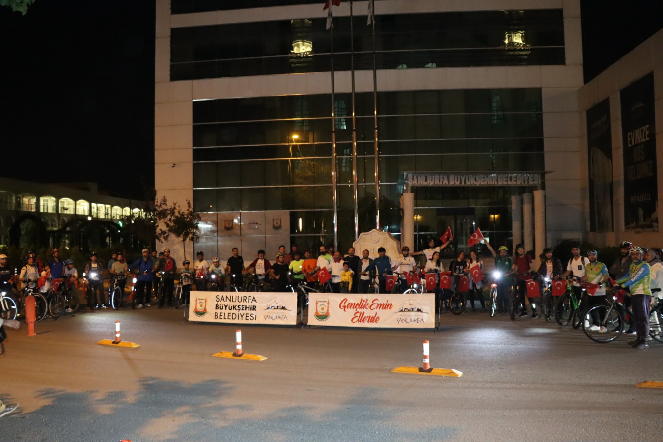 Gençlik bayramı için pedal çevirdiler