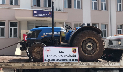 Çalınan traktör Siverek'te bulundu