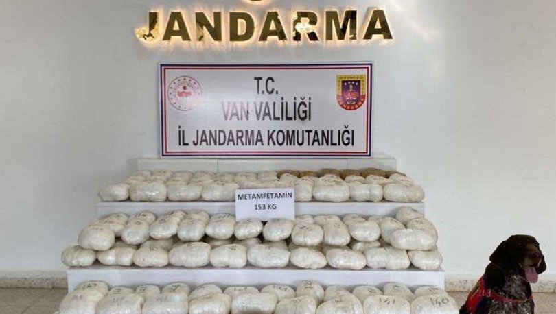 153 kilogram metamfetamin ele geçirildi