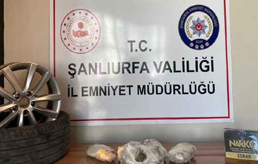 Şanlıurfa'da uyuşturucu operasyonu