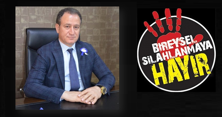 Başkan Karadağ’dan ”Silahsızlanma çağrısı”