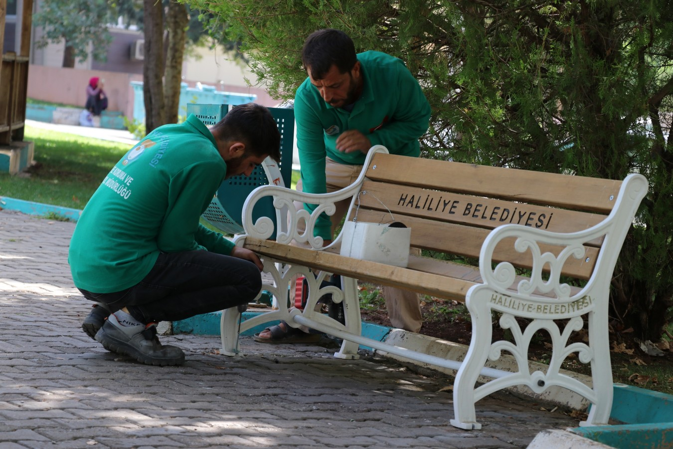 Haliliye'de parklar yenileniyor