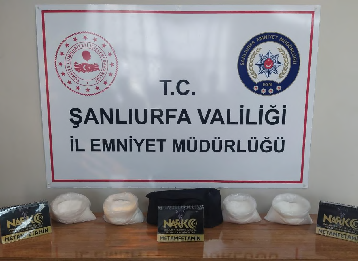 Şanlıurfa'da durdurulan araçtan uyuşturucu madde çıktı