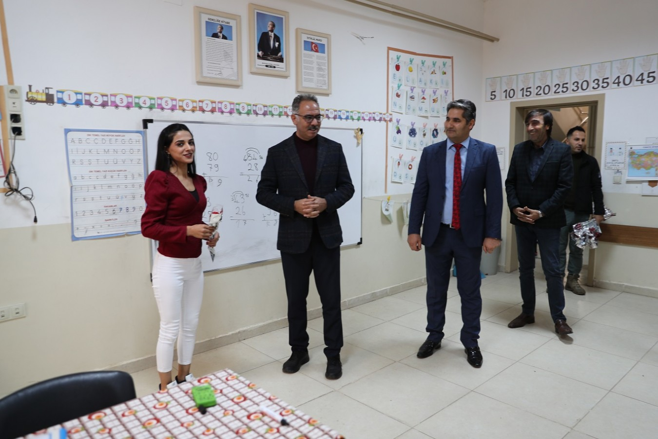 Başkan Kuş'tan Öğretmenlere sürpriz ziyaret