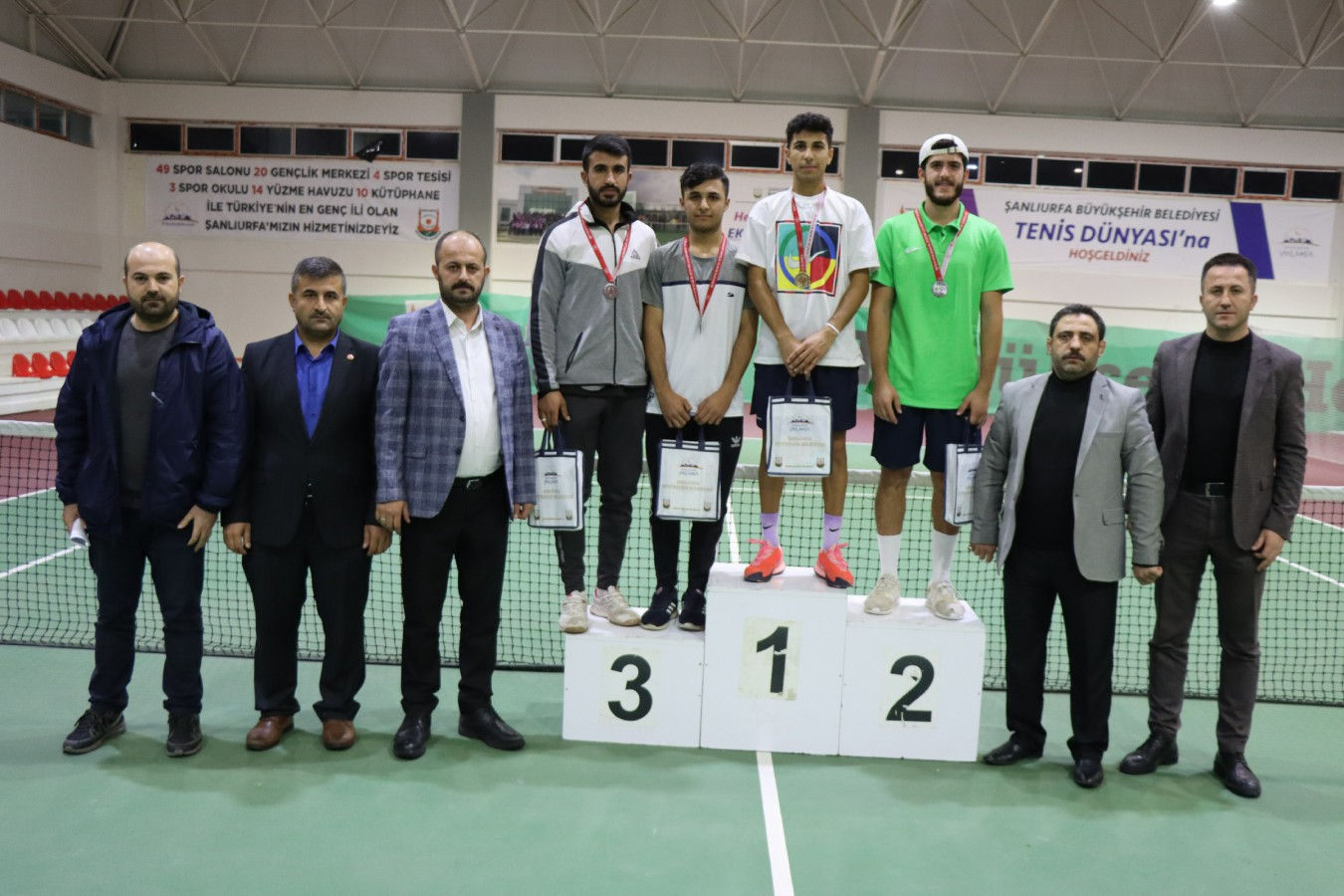 Öğretmenler Günü Tenis Turnuvası sona erdi