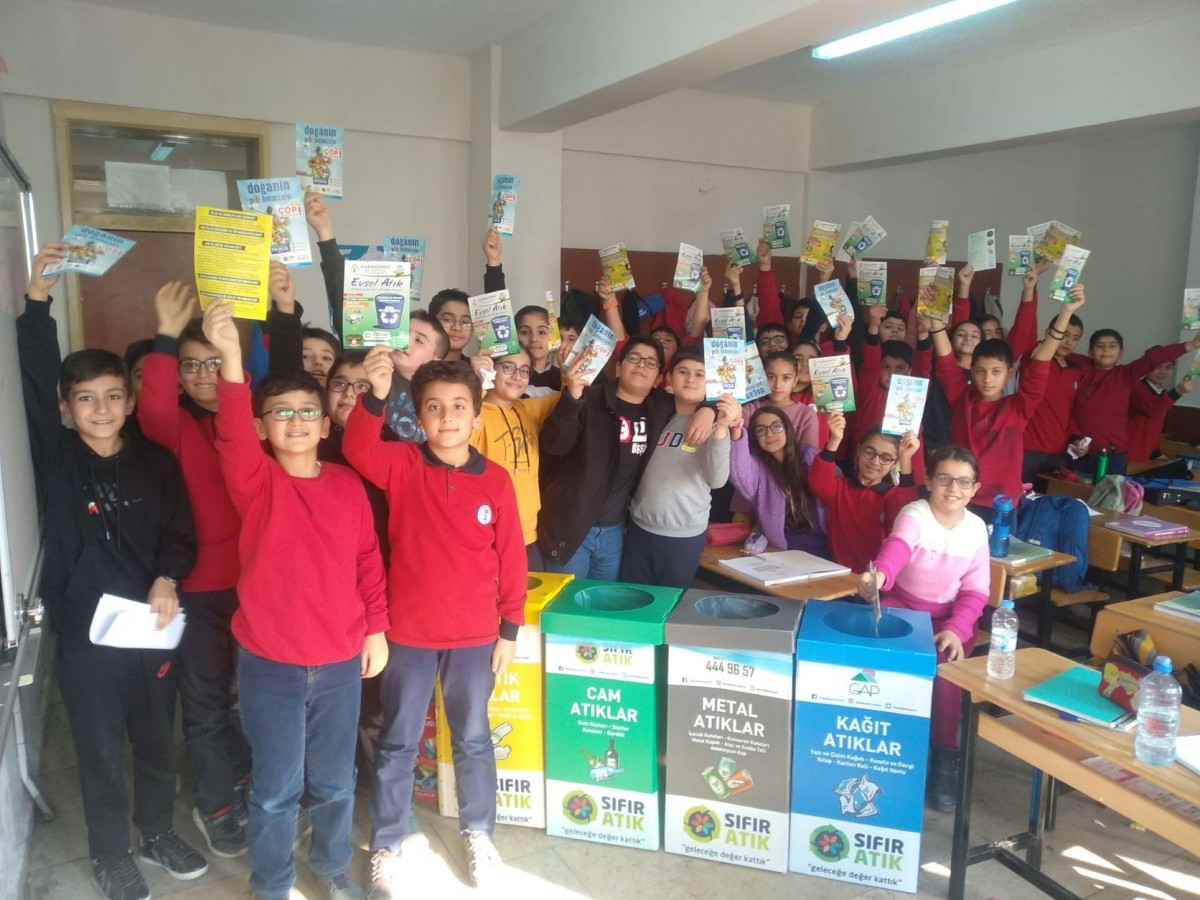 Karaköprü'de öğrencilere çevre bilinci aşılanıyor