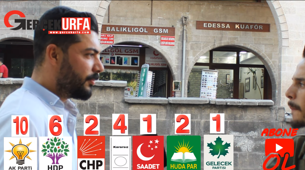 Şanlıurfa'da Seçim Anketi | Sokak Röportajı