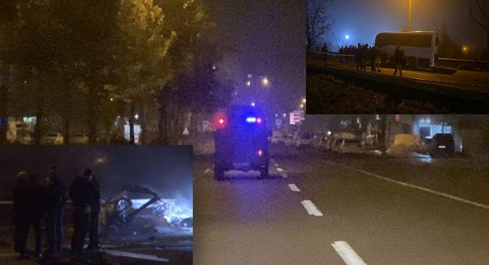 Polis aracına saldırı! 2 şüpheli gözaltına alındı