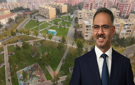 Batıkent TOKİ yeşile büründü
