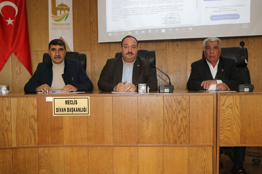 Viranşehir Belediyesi yılın ilk meclis toplantısı gerçekleştirdi