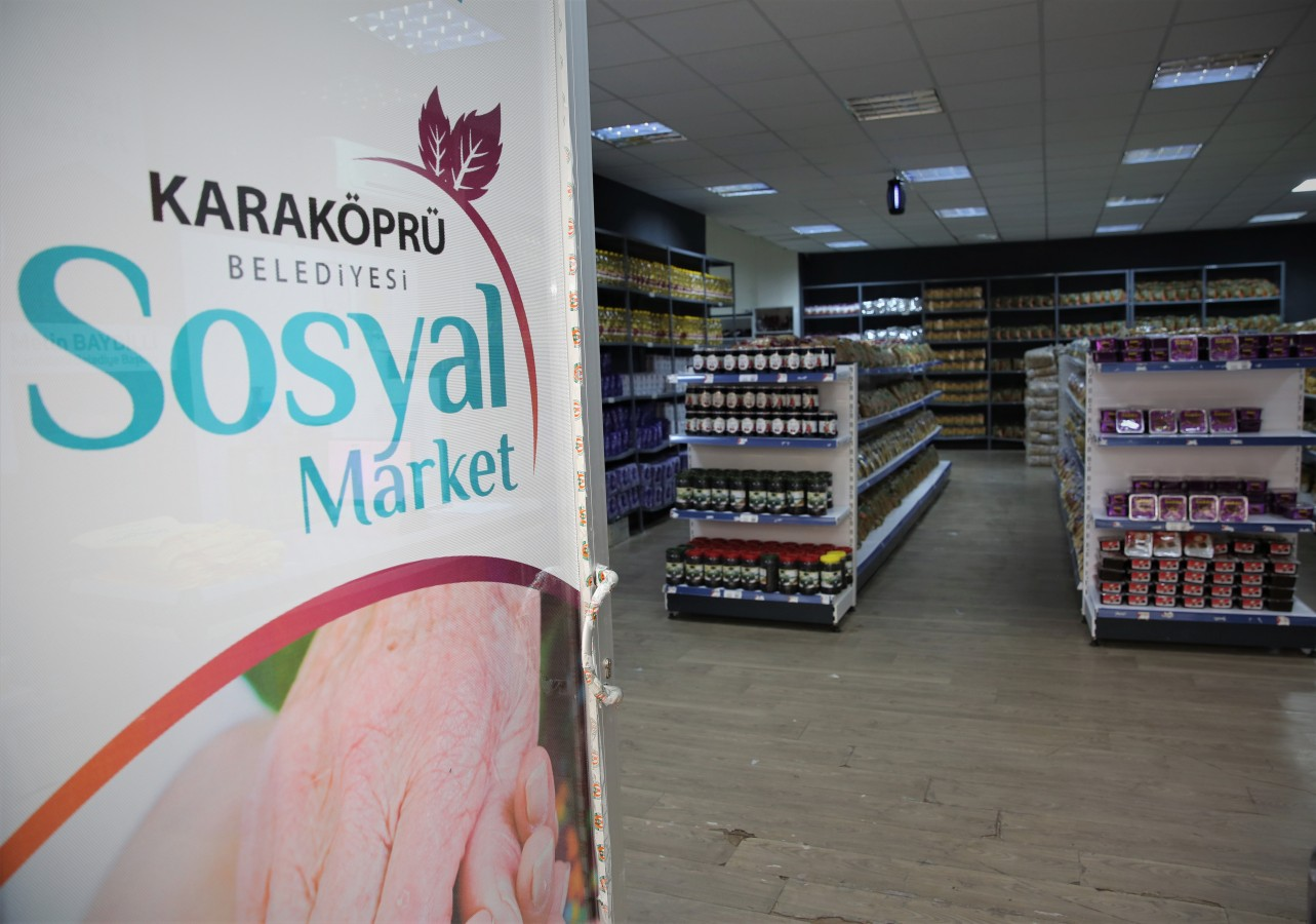 Sosyal market ile ihtiyaç sahiplerinin yüzü gülüyor