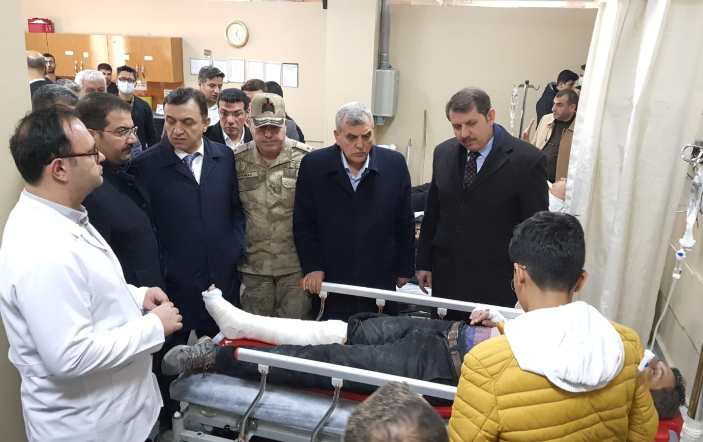 Başkan Beyazgül'den yaralılara ziyaret