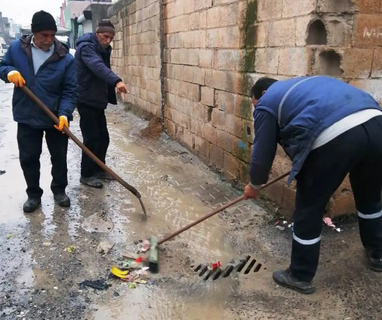 Viranşehir Belediyesi yağışlar için teyakkuza geçti