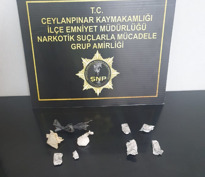 Urfa’da uyuşturucu uygulaması! 2 şahısa adli işlem yapıldı