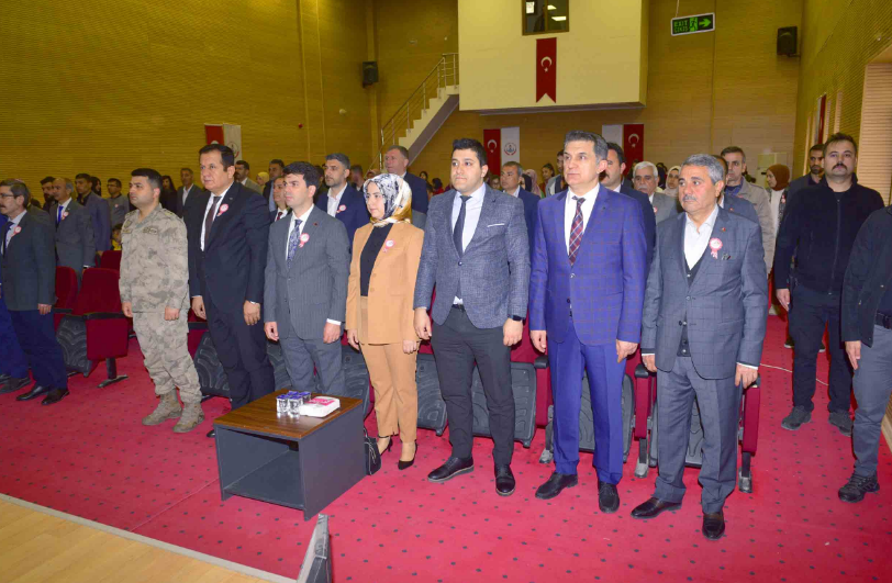 Ceylanpınar'da İstiklal Marşı'nın Kabulünün 102. yılı kutlandı