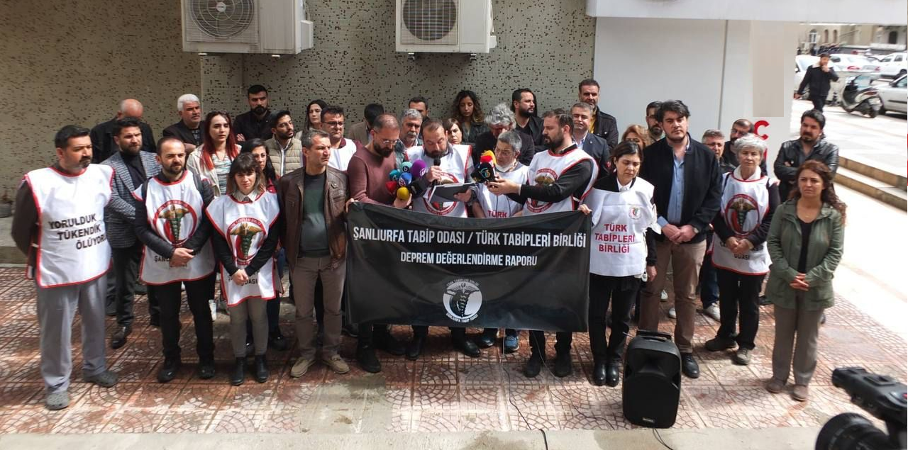 Urfa Tabip Odası'ndan depremle ilgili basın açıklaması