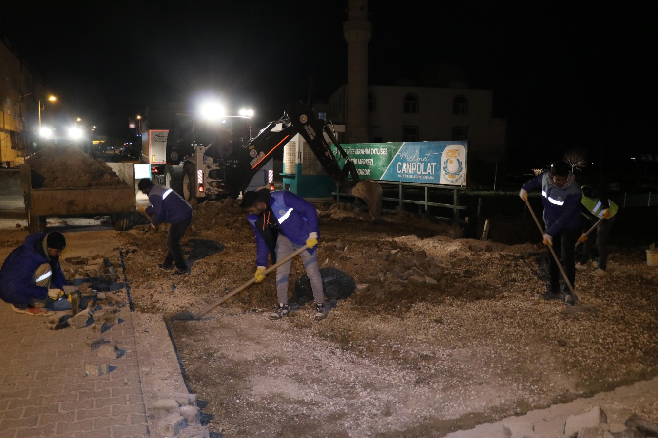 Haliliye'de üstyapı çalışmaları sürüyor