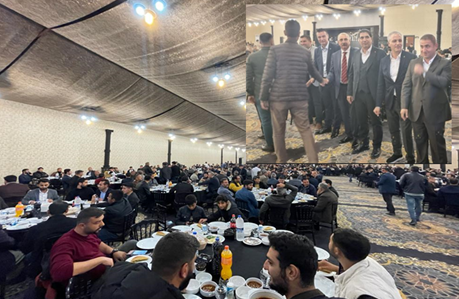 Başkan Karadağ, üyeleriyle iftar yemeğinde bir araya geldi